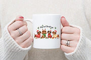 Merry Christmas Dachshund Dog PNG, an Illustration by designcity5 (Thumbnail 2 of 8)