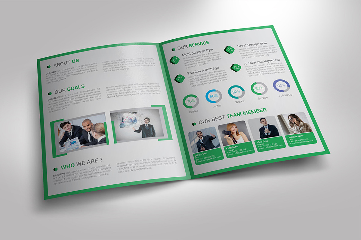 Bi-Fold Brochure Template, a Brochure Template by ideaz_sabbir (Photo 3 of 6)