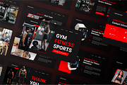 GYM Fitness Sports Google Slides, a Presentation Template by SquidPixey (Thumbnail 7 of 7)