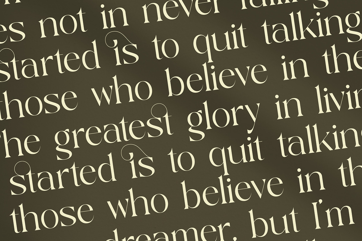 Qaisar Elegant Modern Serif, a Serif Font by timelesstype.co (Photo 10 of 20)