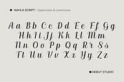 Nahla Script Regular, a Script Font by Debut Studio (Thumbnail 3 of 16)