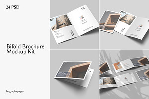 A5 Bifold Brochure Mockup Kit