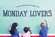 Monday Lover, a Slab Serif Font by Heroglyphs Studio (Thumbnail 1 of 5)