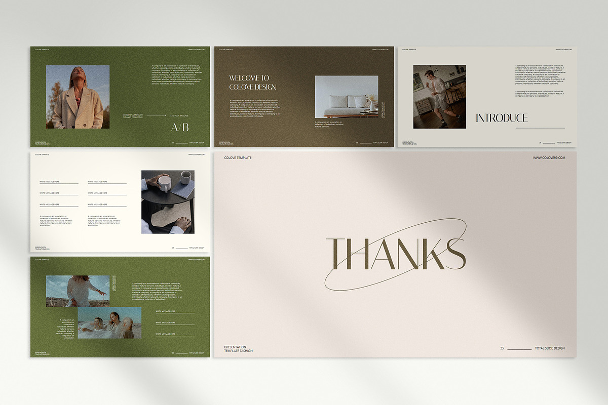 Colove Presentation Template preview 2