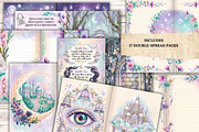 Magical Moon Junk Journal Kit V2, a Decorative Illustration by Print Haven Mochi Vintage (Thumbnail 2 of 5)