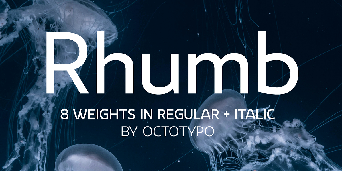 Rhumb, a Sans Serif Font by Octotypo (Photo 1 of 9)