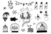 Christmas Procreate Stamp Brushes, a Brush Add-On by OlgaRom (Thumbnail 15 of 16)