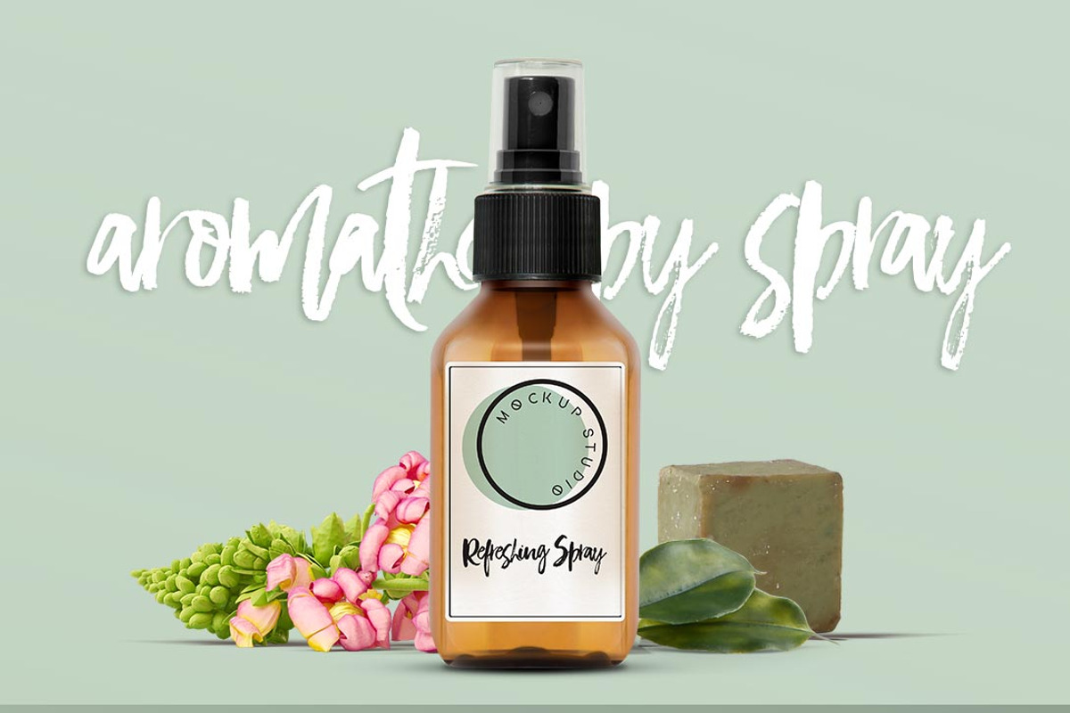 Organic Spray Bottle Mockup, a Product Mockup by Mockup Studio (Photo 1 of 4)