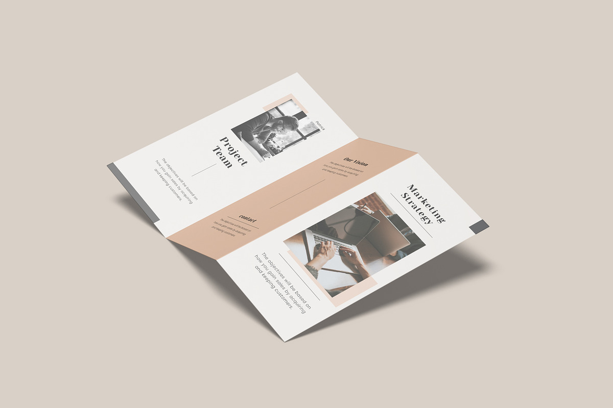 A4 Trifold Brochure Mockup Bundles, a Brochure Template by Graphic Aesthetic (Photo 16 of 20)