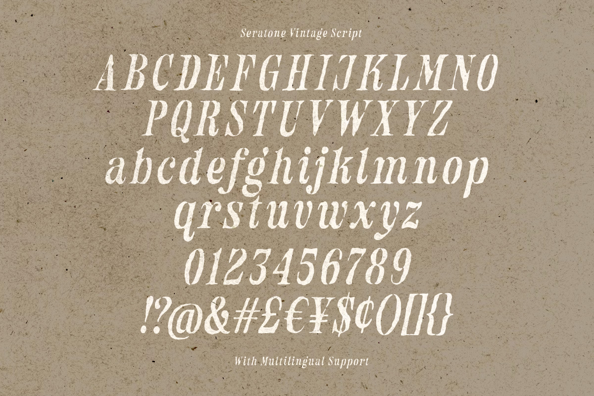 Seratone Vintage Wedding Script, a Script Font by Letterhend Studio (Photo 8 of 10)