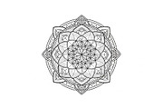 Mandala Flower SVG Bundle, an Illustration by Creativeshirt (Thumbnail 11 of 31)