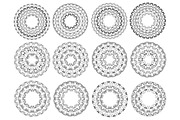 Butterflies pattern brushes set, a Brush Add-On by Floralis (Thumbnail 2 of 5)