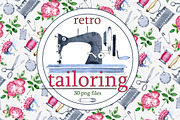 tailoring, a Decorative Illustration by OlyaSenko (Thumbnail 1 of 7)