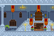 Platformer Game Tile Set 15, an Illustration by pzUH (Thumbnail 2 of 5)