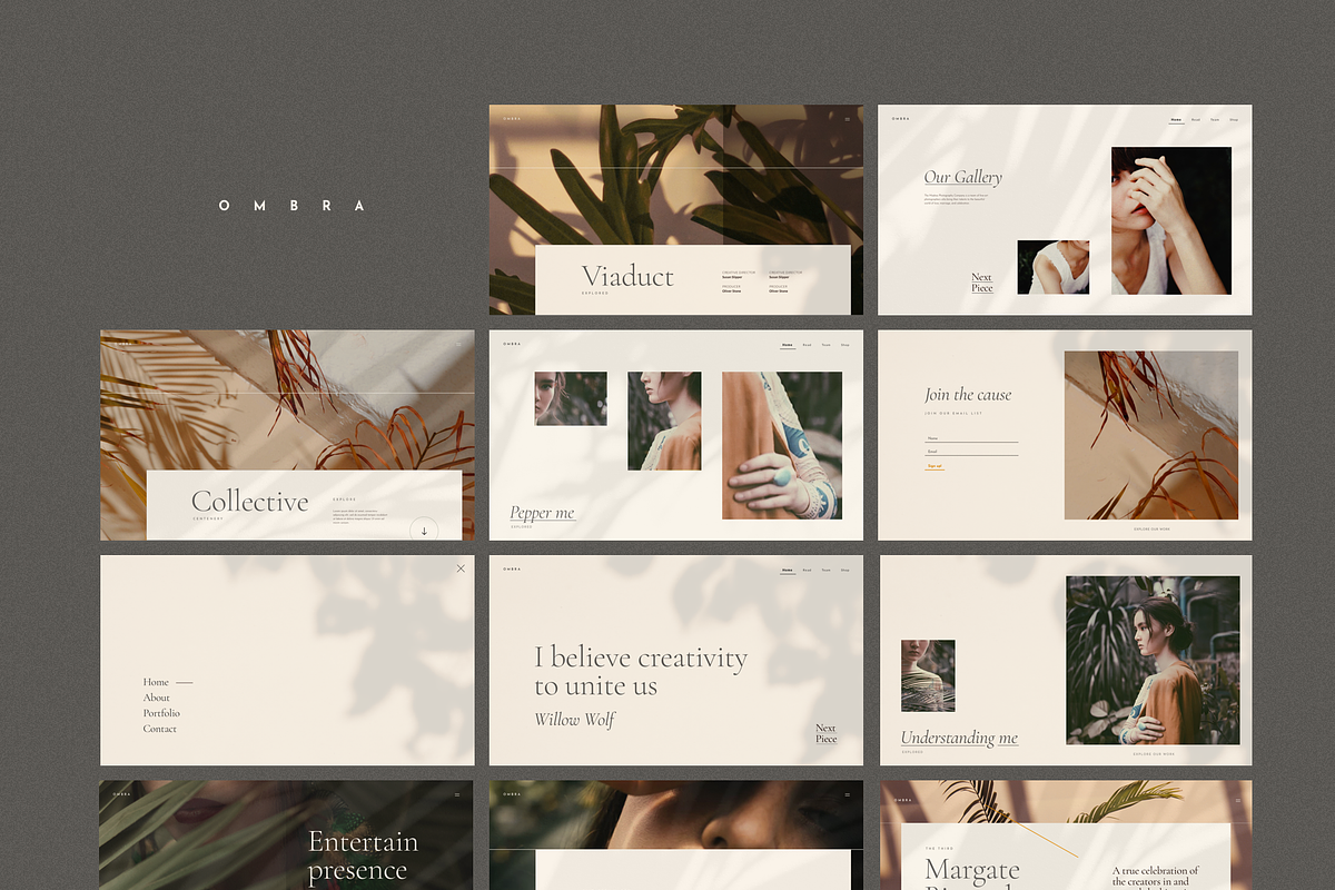 Ombra - UI Kit and Web Theme, a Websites & App Template by Delightful Design (Photo 7 of 9)