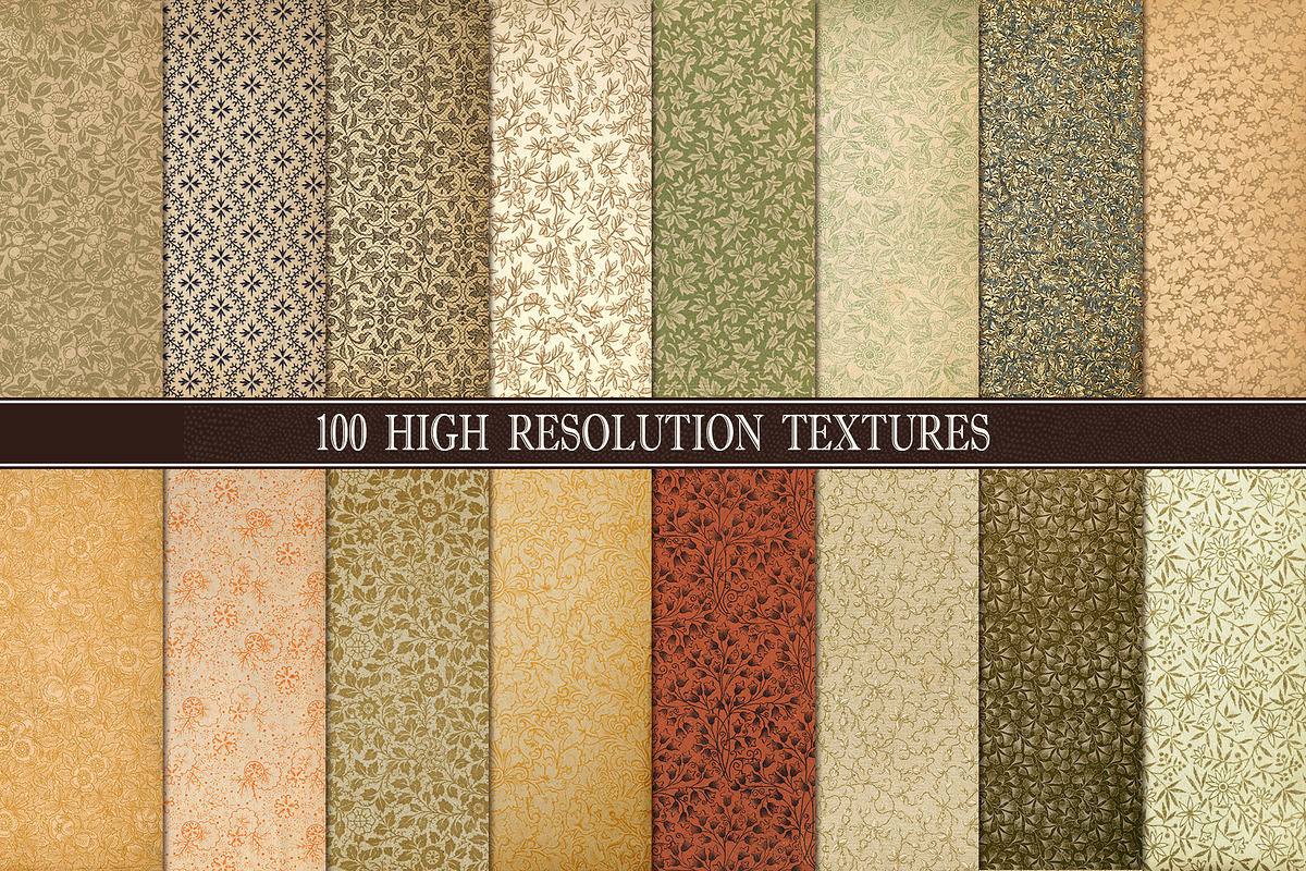 Vintage Decorative Papers, a Texture Graphic by Blue Line Design (Photo 2 of 6)