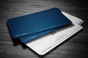 Deep Blue Business Card