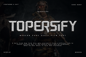 Topersify - Modern Sans Serif Film