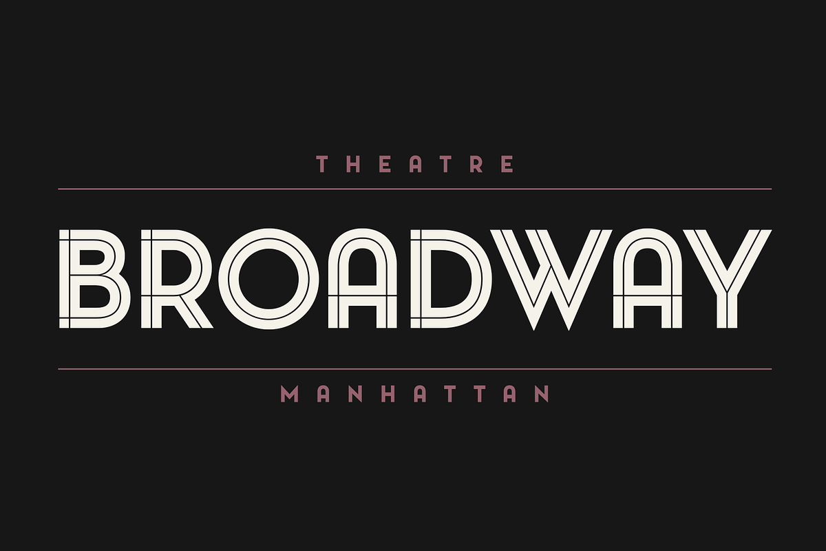 Pontiac Inline Font Collection, a Sans Serif Font by S&C Type (Photo 5 of 10)
