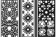 Elegant Floral Laser Cut Panel Bund, a Graphic by Creativeshirt (Thumbnail 5 of 10)
