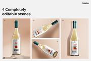 The Wine Creator - Burgundy bottle, a Packaging Mockup by Mocku (Thumbnail 12 of 14)
