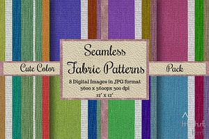 64 Seamless Fabric Textures - Set 2