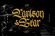 Slashmine, a Blackletter Font by Vintage Division (Thumbnail 3 of 10)