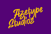 AZ Bilyards • A Casual Brush Font, a Handwritten Font by azetypestudios.com (Thumbnail 2 of 5)