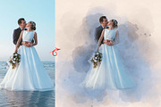 Wedding Watercolor Portrait Action, an Action Add-On by MRI STUDIO (Thumbnail 2 of 12)