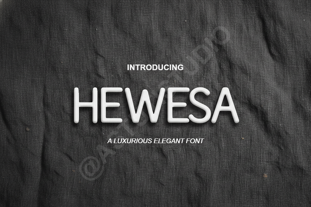 Hewesa - Elegant & Sophisticated Ser, a Font by Astuti Studio (Photo 1 of 16)