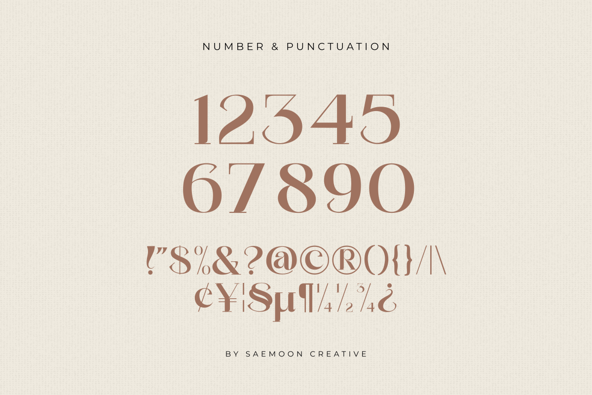 Insight Melody, a Serif Font by saemoon creative (Photo 9 of 12)