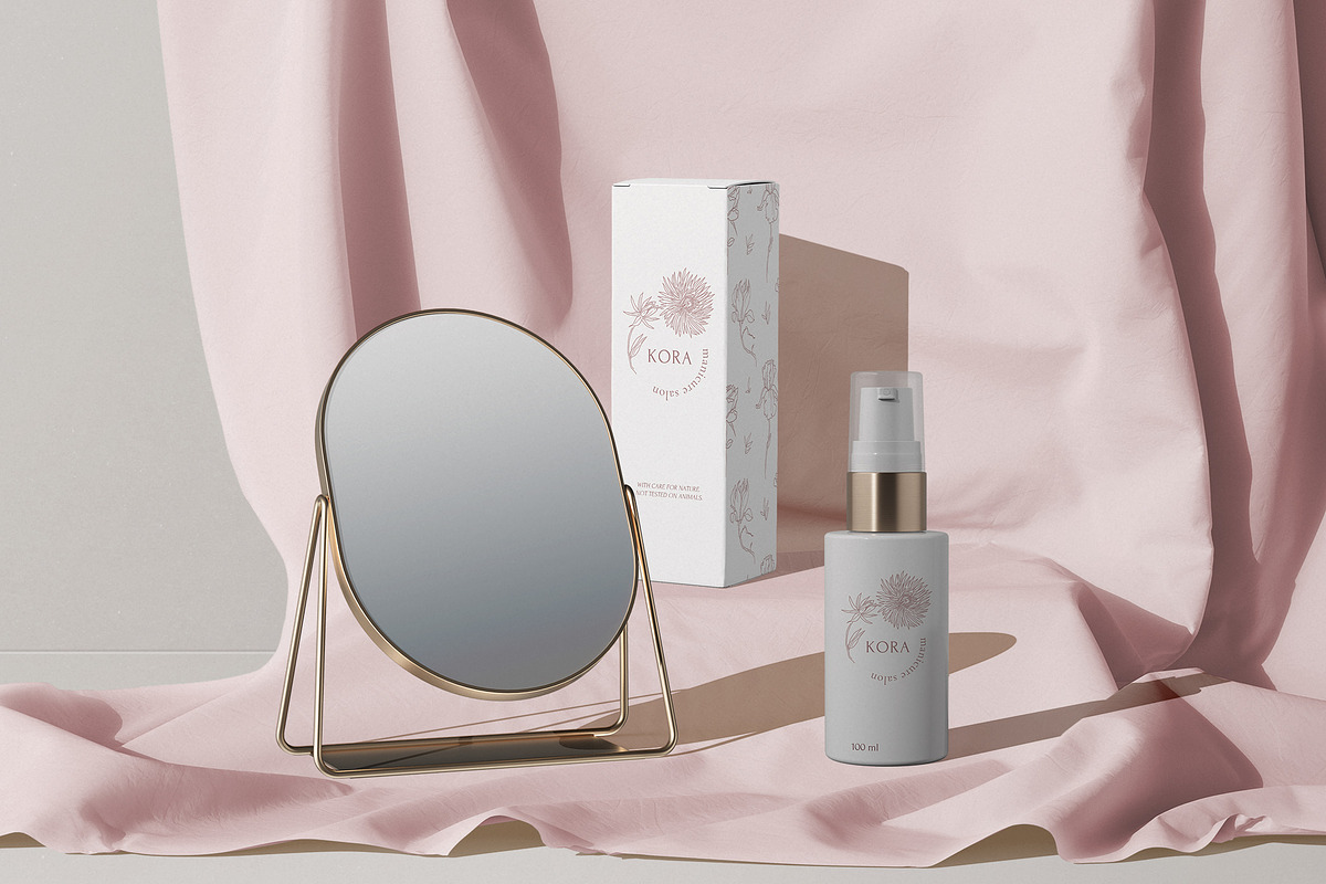 Floral logo and botanical elements, a Branding & Logo Template by Summer Nightingale Art (Photo 9 of 9)