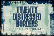 20 Distressed Borders, a Texture Graphic by RuleByArt (Thumbnail 4 of 9)