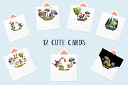 Old Old Fairy Tale - Watercolor Set, an Object Illustration by Mashamashastu (Thumbnail 6 of 12)