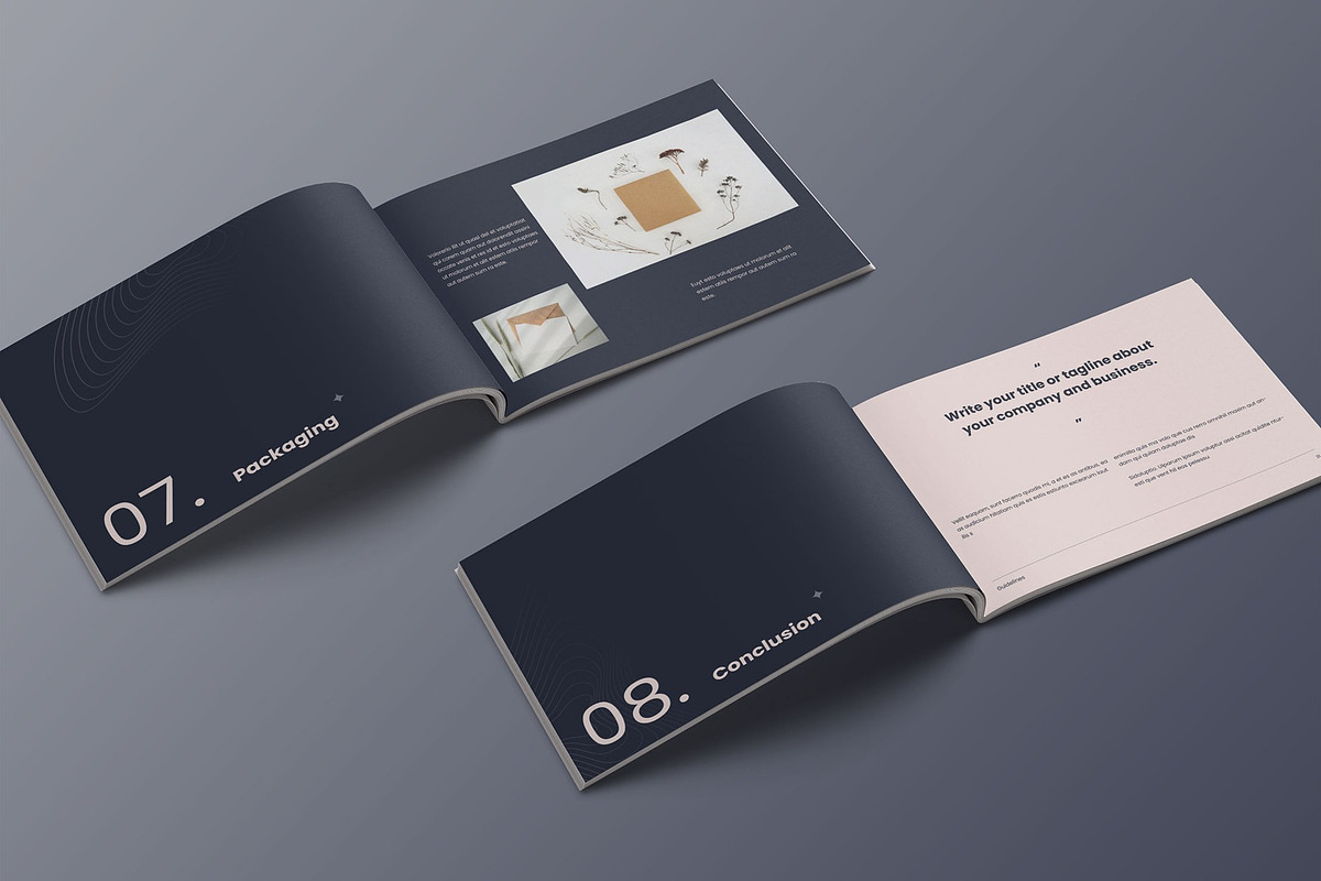 Minimalist Brand Guidelines - Tropo, a Brochure Template by fakhroo (Photo 10 of 11)