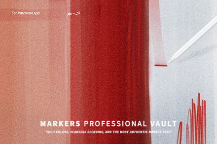 Markers Professional Vault, a Brush Add-On by Roman Striga