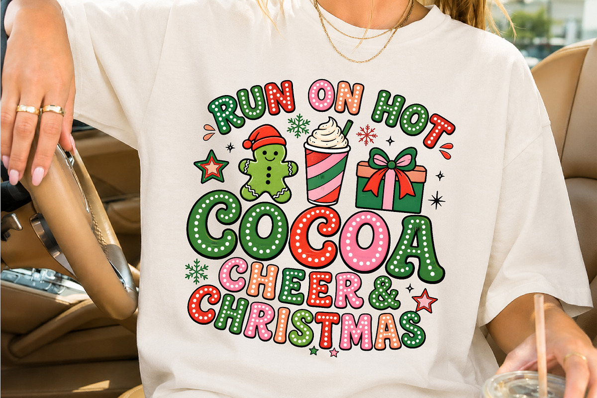 Run On Hot Cocoa Cheer & Christmas, a Seasonal Illustration by Creative Art (Photo 2 of 3)
