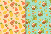 Tropical Summer Pool & Beach Pattern, a Pattern Graphic by CreativeChristiana (Thumbnail 11 of 11)