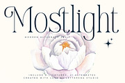 Mostlight Modern Alternate Serif, a Serif Font by Letterena Studios (Thumbnail 1 of 15)