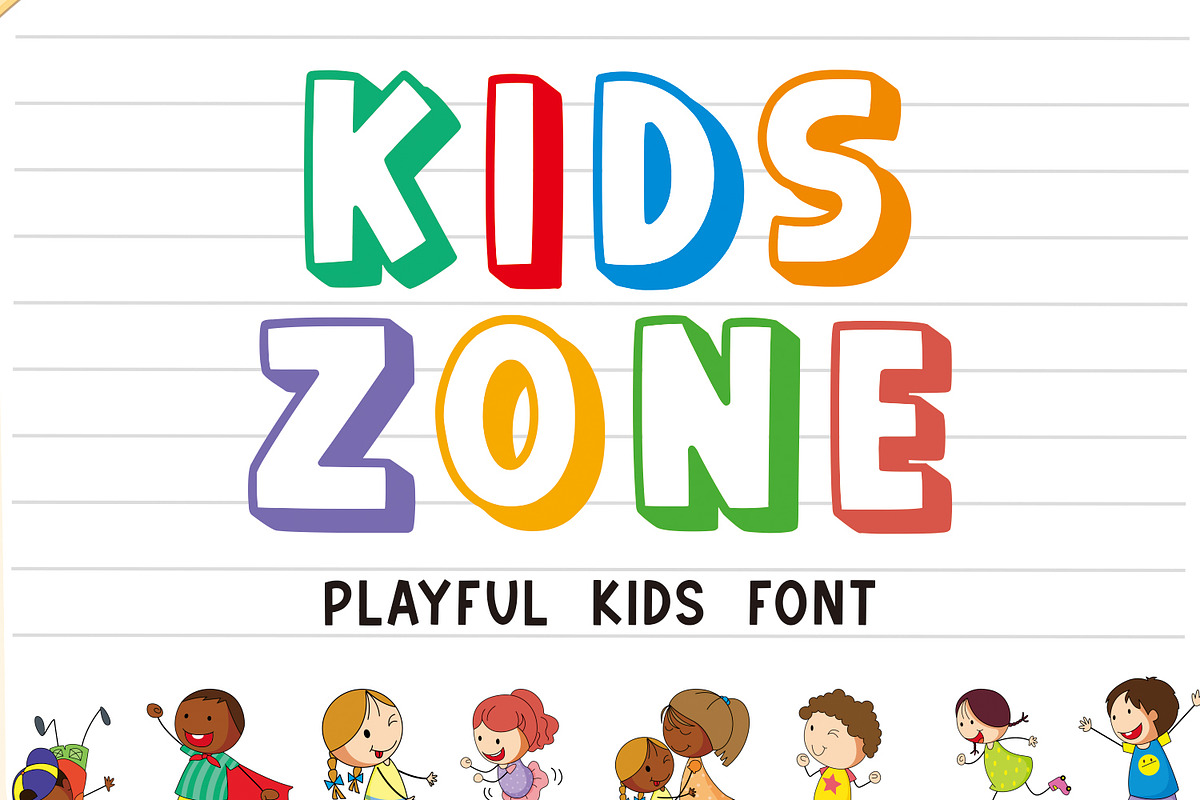 KIDSZONE, a Serif Font by Mozatype (Photo 1 of 5)