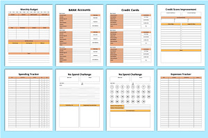 2025 Budget Planner Bundle Canva