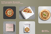 Pizza Build Kit | Modular PSD Mockup, a Product Mockup by Fabian Wolfram (Thumbnail 5 of 8)