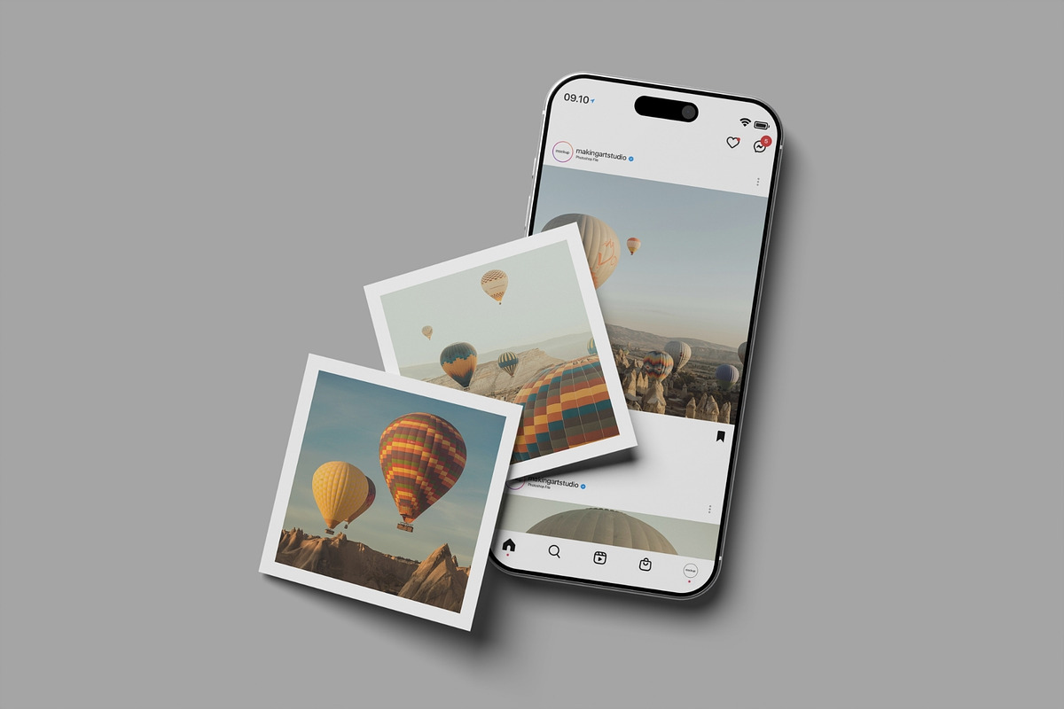 Realistic Social Media Mockup PSD, an Advertising Mockup by MA-KING_ART (Photo 4 of 5)