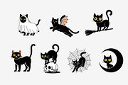 Halloween Cat Collection, an Animal Illustration by NoemieDesigns (Thumbnail 3 of 4)