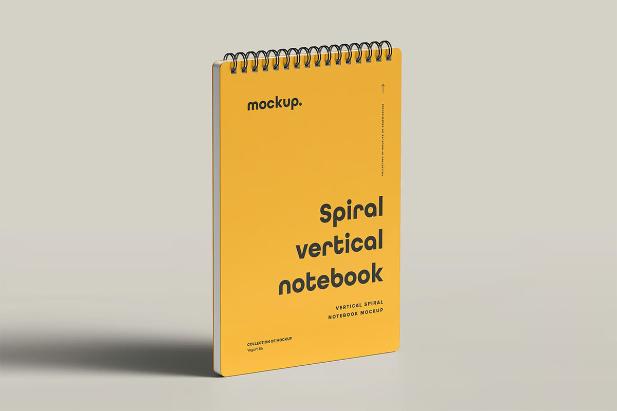 Spiral Notebook Mock-up, a Product Mockup by zippypixelstudio (Photo 2 of 14)