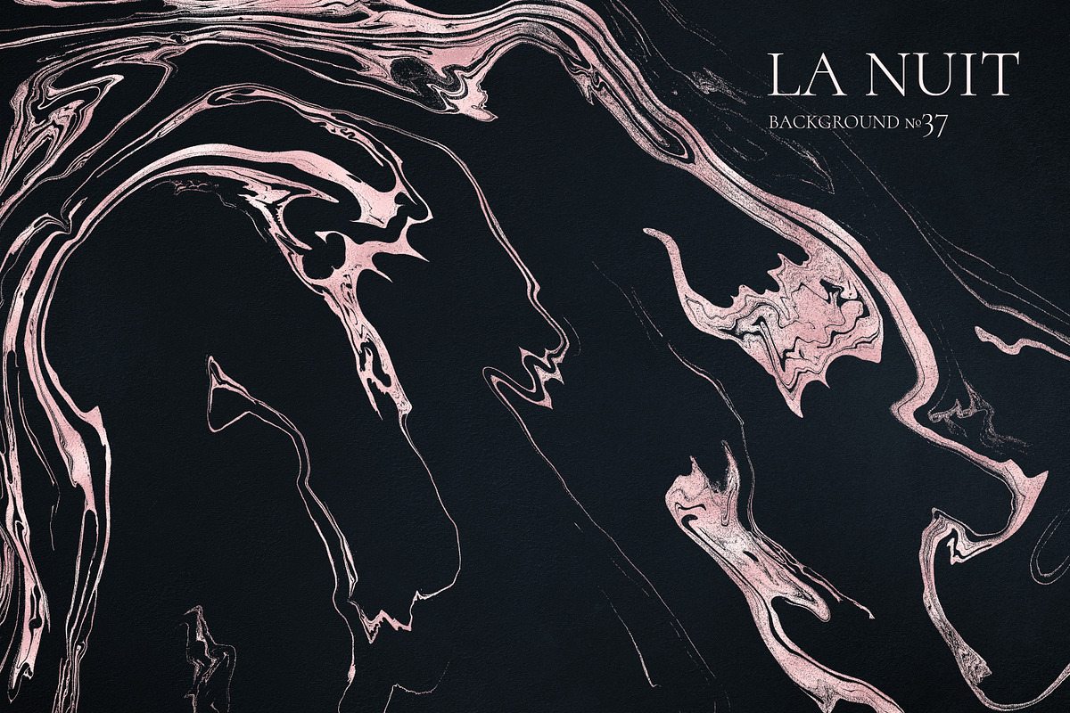 La Nuit Rose Gold Textures, a Texture Graphic by Vintage Digital Textures (Photo 10 of 12)