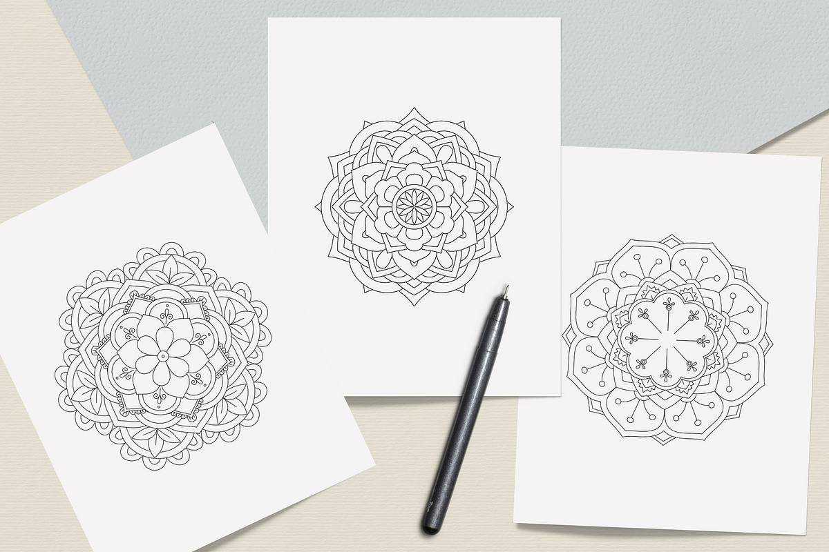 Easy Mandala Coloring Book, a Graphic by MISTstudioDesign (Photo 7 of 8)