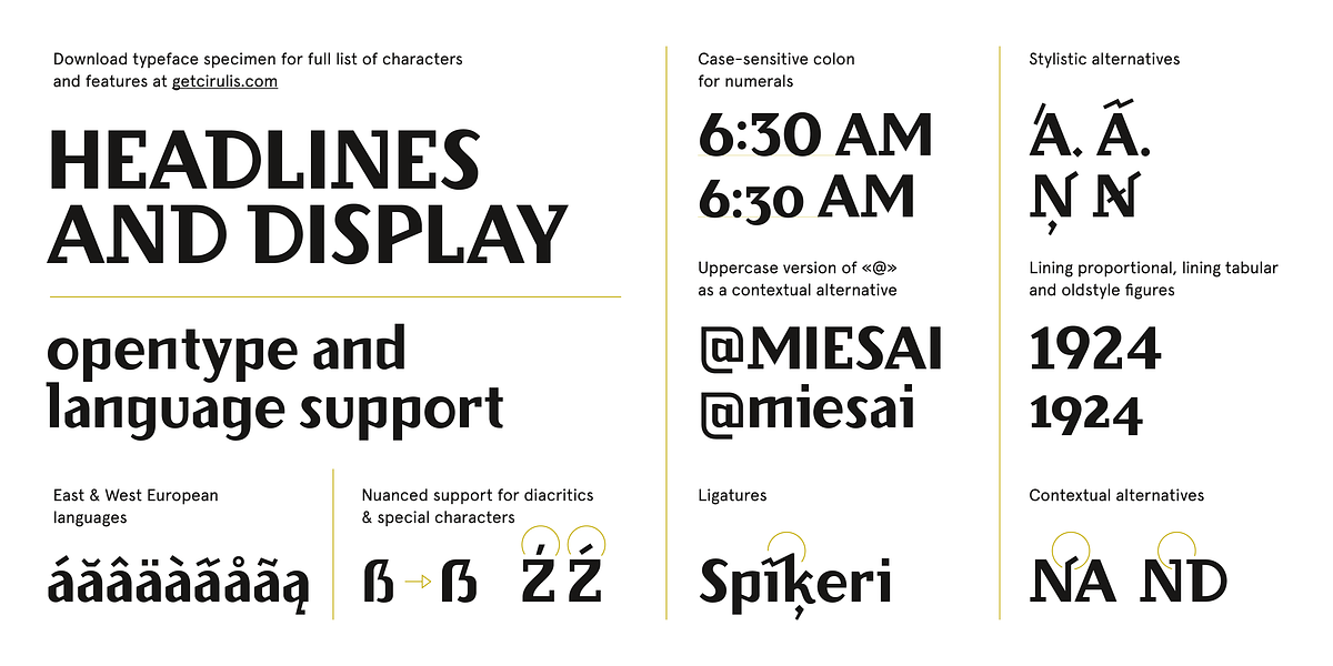 Cirulis Display, a Sans Serif Font by Asketic (Photo 7 of 7)