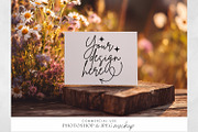 Rustic Wood 7x5 Summer Mockup, an Advertising Mockup by illuztrate (Thumbnail 1 of 3)