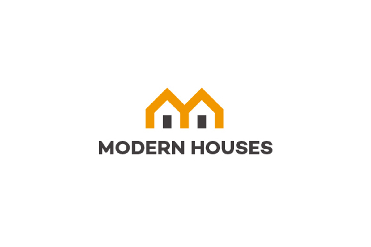 Modern Houses - House & Letter M Log, a Branding & Logo Template by Mauro Bertolino (Photo 1 of 4)